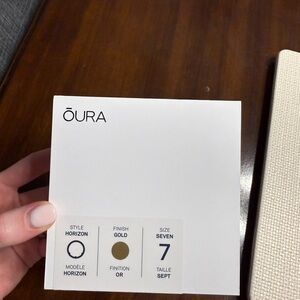 Oura Horizon Ring in Gold
